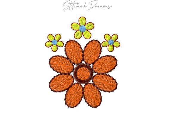 Beautiful Flower Embroidery Pattern Review