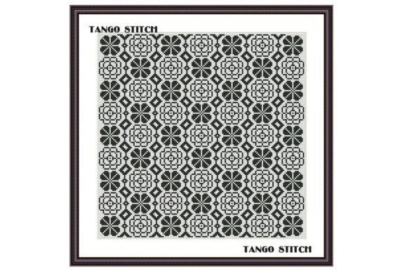Black Ornament Cross Stitch Embroidery Review