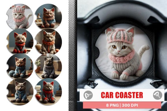 Car Coaster Cat Embroidery Review
