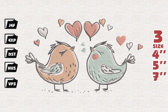 Couple Love Birds Embroidery Review
