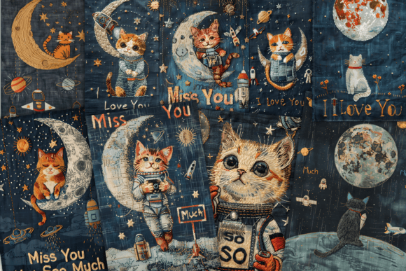 Embroidery Moon Cats Pages Bundle Review