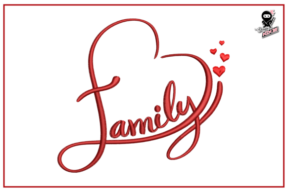 Family, Love Heart Embroidery Design Review