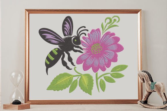 Friendly Bee Embroidery: A Sweet Touch for Personalized Gifts