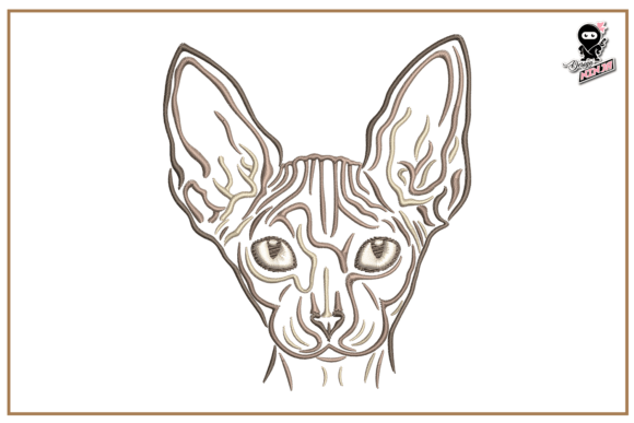 Sphynx Cat Portrait Embroidery Review