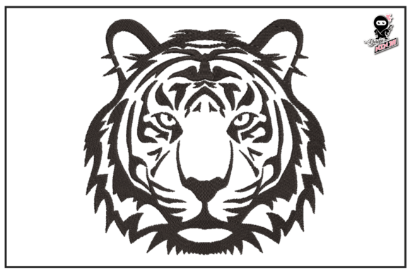 Tiger Portrait Embroidery Review for Holiday Collections